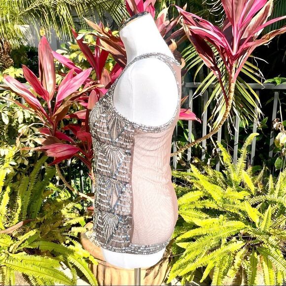 W118 by Walter Baker Mesh Sequin Tank - Picture 4 of 8